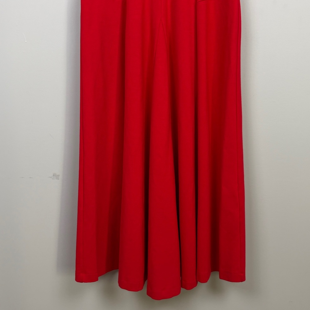 Soft Surroundings Scarletta Ponte Knit Red Maxi Dress SZ 6P - Picture 4 of 10